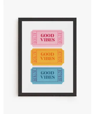 Cuadro Good Tíckets | Be Minimal