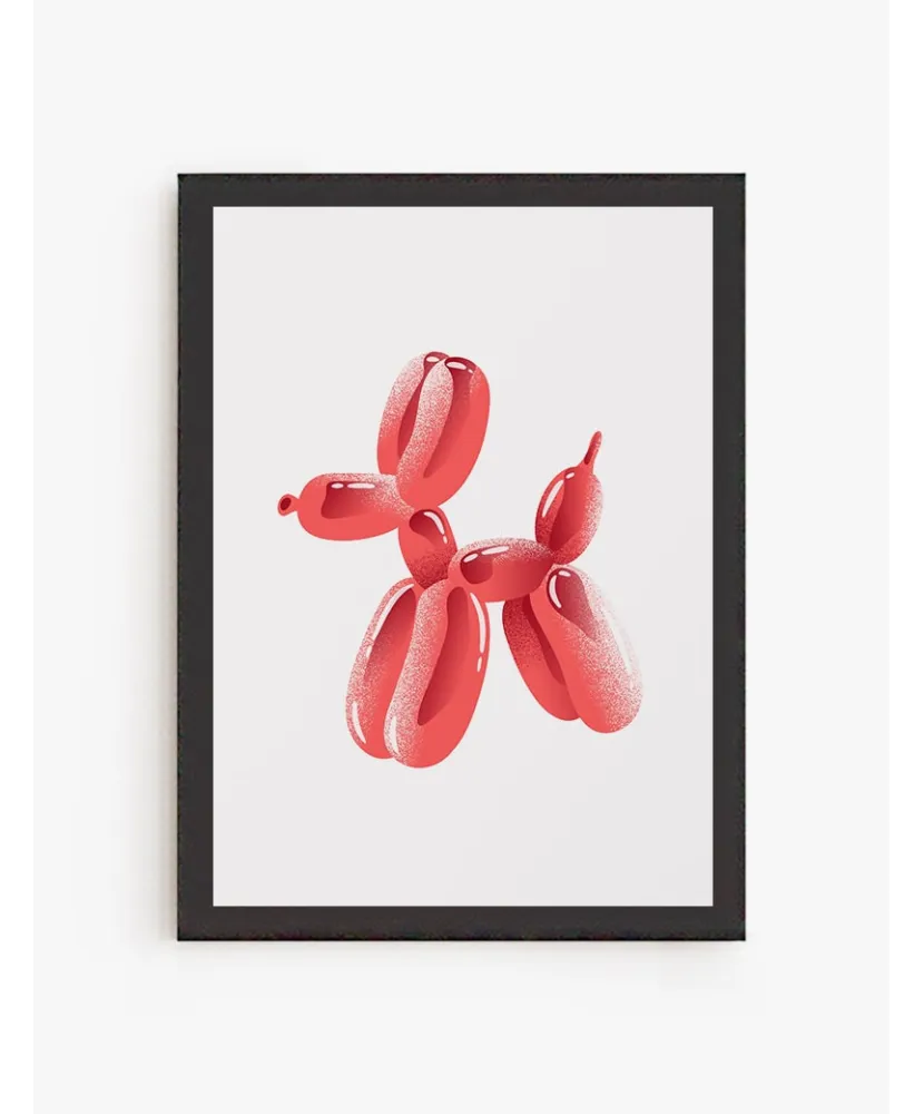 Cuadro Dog Pop Red | Be Minimal