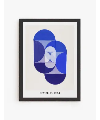 Cuadro Key blue | Be Minimal