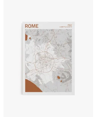Cuadro Mapa Roma | Be Minimal