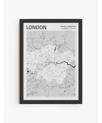 Cuadro Mapa London| Be Minimal