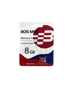 Карта памяти BOS-MINI microSD 8GB