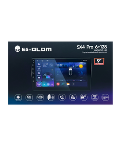 Магнитола андроид (9 дюймов) E5-OLOM SX4 Pro 6/128 (4G)