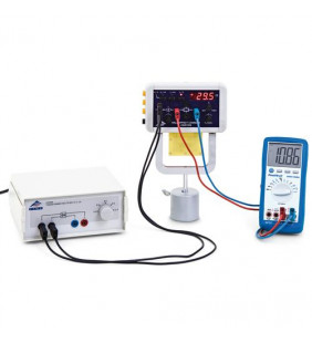 Experiment: Conducție electrică în semiconductori (115 V, 50/60 Hz), echipament de bază