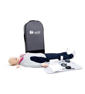 Manechin complet QCPR - cai respiratorii - cu geanta cu carucior - Resusci Anne