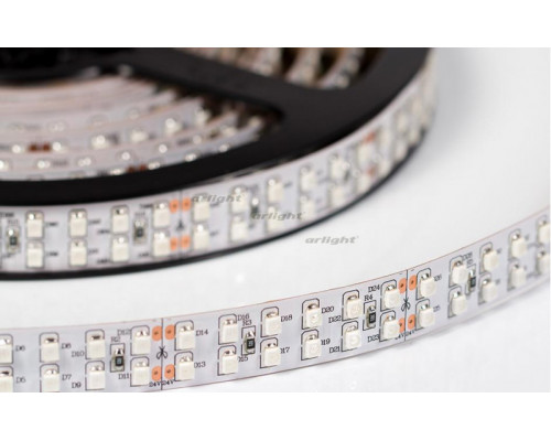 Основное фото Лента светодиодная Arlight RT 2-5000 24V Yellow 2x2 (3528, 1200 LED, LUX) 008774: Купить в Интернет магазин освещения GCSVET.RU