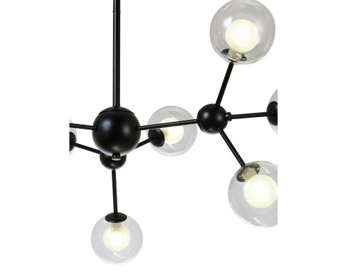 Дополнительное фото Люстра потолочная Natali Kovaltseva VENTI 81422/8C BLACK: Купить в Интернет магазин освещения GCSVET.RU