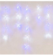 Светодиодная гирлянда (UL-00001410) Uniel занавес 220V белый ULD-E5505-196/DTK WHITE-BLUE IP20 STARS-1