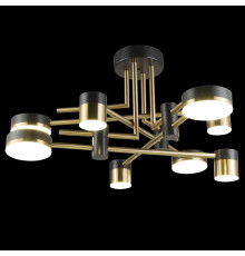 Люстра потолочная Natali Kovaltseva LED LAMPS 81369 GOLD BLACK