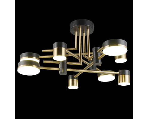 Основное фото Люстра потолочная Natali Kovaltseva LED LAMPS 81369 GOLD BLACK: Купить в Интернет магазин освещения GCSVET.RU