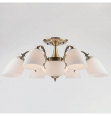 Люстра потолочная Eurosvet 22010/6+2 античная бронза