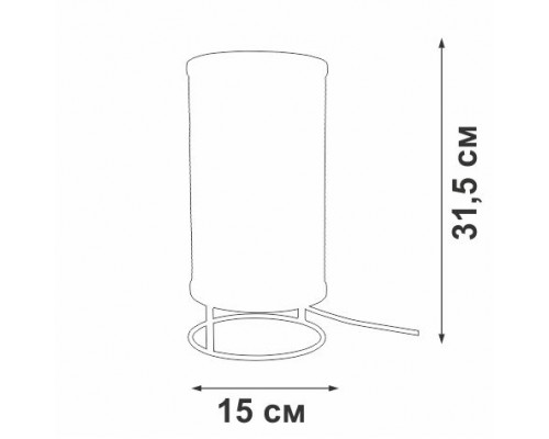 Дополнительное фото Лампа настольная Vitaluce V4921-1/1L: Купить в Интернет магазин освещения GCSVET.RU