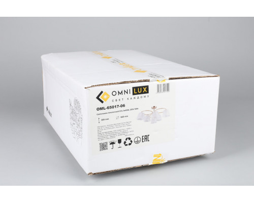 Дополнительное фото Люстра потолочная Omnilux Rapallo OML-65017-06: Купить в Интернет магазин освещения GCSVET.RU