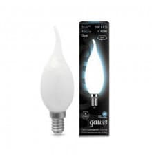 Филаментная лампа светодиодная Gauss E14 5W 4100К матовая 104201205