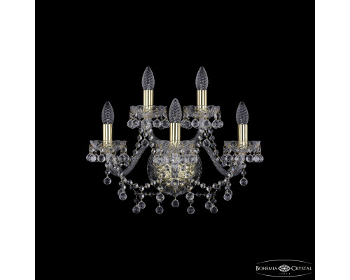 Основное фото Настенный светильник Bohemia Ivele Crystal 1409B/3+2/160 G: Купить в Интернет магазин освещения GCSVET.RU