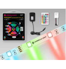 Лента светодиодная Ambrella Light LED Strip 12В 5050 7,2Вт/м RGB 5м IP20 GS2401