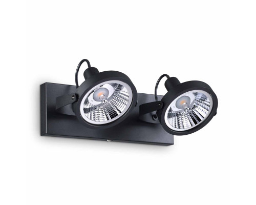 Основное фото Светильник спот Ideal Lux Glim PL2 Nero 200248: Купить в Интернет магазин освещения GCSVET.RU