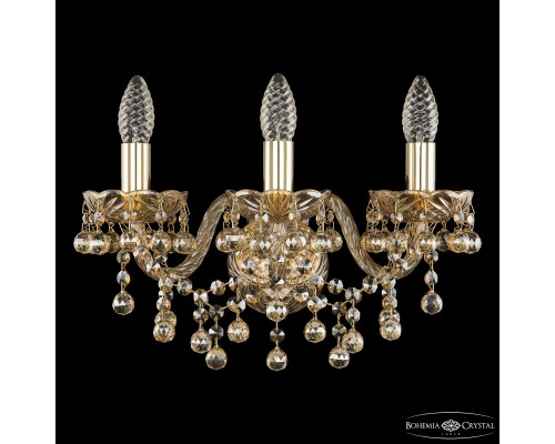 Основное фото Настенный светильник Bohemia Ivele Crystal 1409B/3/141 G M721: Купить в Интернет магазин освещения GCSVET.RU