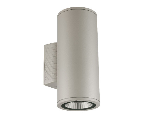 Основное фото Светильник настенный для улицы Uniel ULU-S22D-2x22W/2700K IP65 LIGHT GREY UL-00011086: Купить в Интернет магазин освещения GCSVET.RU