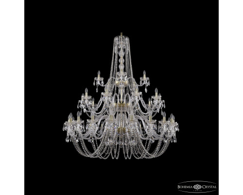 Основное фото Люстра подвесная Bohemia Ivele Crystal 1402/20+10+5/530/3d G: Купить в Интернет магазин освещения GCSVET.RU