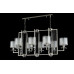 Дополнительное фото Люстра подвесная Crystal Lux Nicolas NICOLAS SP8 L1000 NICKEL/WHITE: Купить в Интернет магазин освещения GCSVET.RU