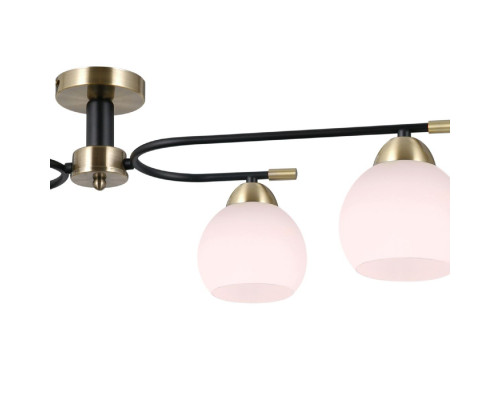 Дополнительное фото Потолочная люстра Illumico IL0638-4CSQ-24 AB BK LIBRA: Купить в Интернет магазин освещения GCSVET.RU