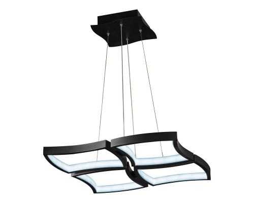Дополнительное фото Светильник подвесной LED iLedex Roomy 8196-4-D-T BK: Купить в Интернет магазин освещения GCSVET.RU