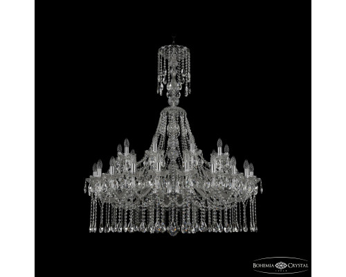 Основное фото Люстра подвесная Bohemia Ivele Crystal 1413/20+10/400/XL-130 Ni: Купить в Интернет магазин освещения GCSVET.RU