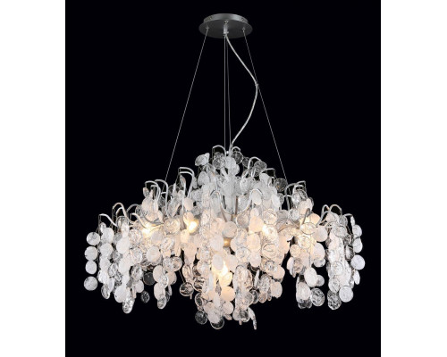 Дополнительное фото Люстра подвесная Crystal Lux Tenerife SP9 Silver: Купить в Интернет магазин освещения GCSVET.RU
