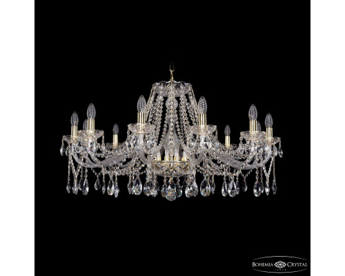 Основное фото Люстра подвесная Bohemia Ivele Crystal 1413/12/360 G: Купить в Интернет магазин освещения GCSVET.RU
