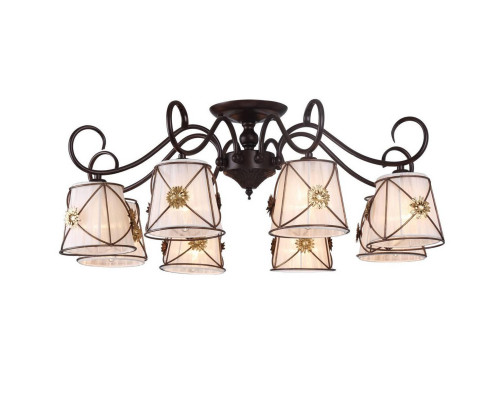 Основное фото Люстра потолочная Arte Lamp 72 A5495PL-8BR: Купить в Интернет магазин освещения GCSVET.RU