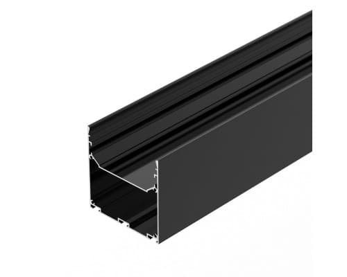 Дополнительное фото Алюминиевый профиль Arlight LINE-S-7575-3000 BLACK 041857: Купить в Интернет магазин освещения GCSVET.RU