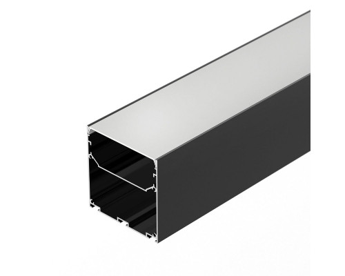 Основное фото Алюминиевый профиль Arlight LINE-S-7575-3000 BLACK 041857: Купить в Интернет магазин освещения GCSVET.RU