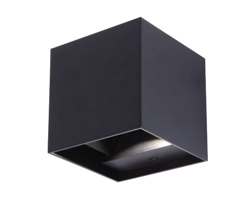 Основное фото Уличный настенный светильник Uniel ULU-S55B-2x3W/3000K+4000K+6000K IP65 BLACK UL-00010853: Купить в Интернет магазин освещения GCSVET.RU
