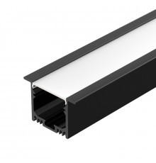 Алюминиевый профиль Arlight SL-Linia49M-F-2000 Black 036513