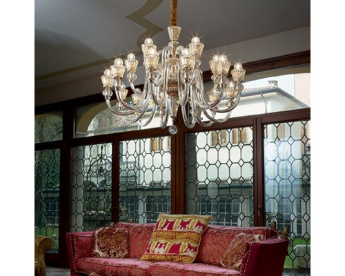 Дополнительное фото Люстра подвесная Ideal Lux Strauss SP18 140629: Купить в Интернет магазин освещения GCSVET.RU