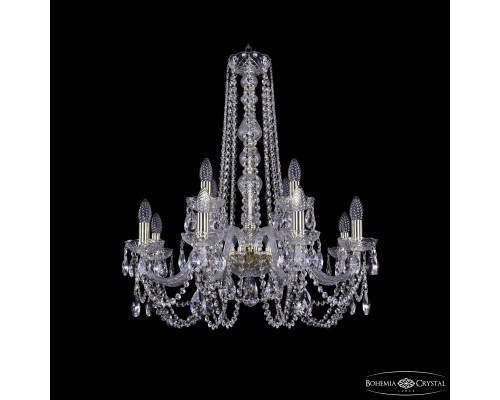 Основное фото Люстра подвесная Bohemia Ivele Crystal 1402/8+4/240/h-76 G: Купить в Интернет магазин освещения GCSVET.RU