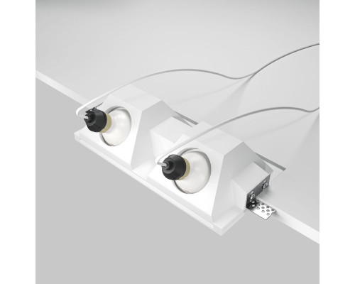 Дополнительное фото Светильник встраиваемый Maytoni Gyps Modern DL002-WW-02-W: Купить в Интернет магазин освещения GCSVET.RU