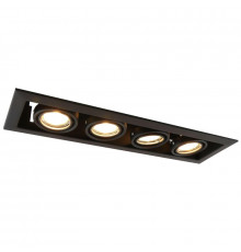 Светильник встраиваемый Arte Lamp Cardani Piccolo A5941PL-4BK