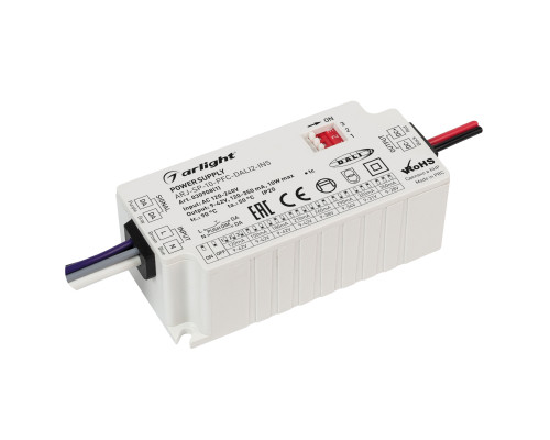 Основное фото Сетевой адаптер Arlight ARJ-SP-10-PFC-DALI2-INS (10W, 9-42V, 0.12-0.35A) 030908(1): Купить в Интернет магазин освещения GCSVET.RU