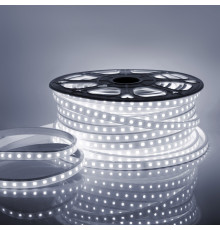 Лента светодиодная (комплект) Apeyron 220В 6Вт/м smd2835 60д/м IP65 5м 6500К (сетевой шнур, заглушка, крепежи) 10-55