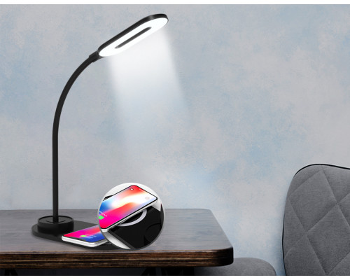 Дополнительное фото Лампа настольная с беспроводной зарядкой Ambrella Light Desk DE589: Купить в Интернет магазин освещения GCSVET.RU