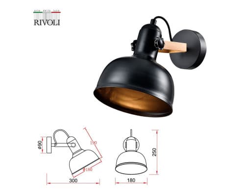 Дополнительное фото Светильник спот Rivoli Nathalie 4121-401 Б0054988: Купить в Интернет магазин освещения GCSVET.RU