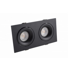 Светильник встраиваемый Denkirs Roto DK2122-BK