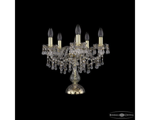 Основное фото Лампа настольная Bohemia Ivele Crystal 1410L/5/141-39 G V0300: Купить в Интернет магазин освещения GCSVET.RU