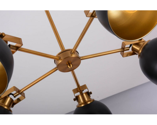 Дополнительное фото Подвесная люстра Lumina Deco Belmonti LDP D017-5 BK: Купить в Интернет магазин освещения GCSVET.RU