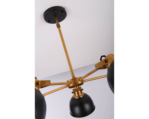 Дополнительное фото Подвесная люстра Lumina Deco Belmonti LDP D017-5 BK: Купить в Интернет магазин освещения GCSVET.RU