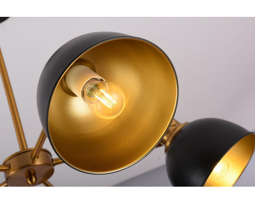 Дополнительное фото Подвесная люстра Lumina Deco Belmonti LDP D017-5 BK: Купить в Интернет магазин освещения GCSVET.RU