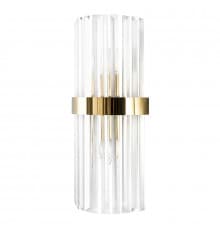 Светильник настенный Crystal Lux SORPRESA AP2 BRASS/TRANSPARENTE