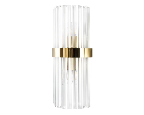 Основное фото Светильник настенный Crystal Lux SORPRESA AP2 BRASS/TRANSPARENTE: Купить в Интернет магазин освещения GCSVET.RU